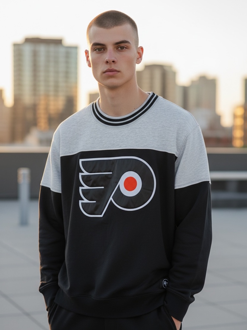 47 Brand Philadelphia Flyers
Two-Tone Crewneck Sweatshirt